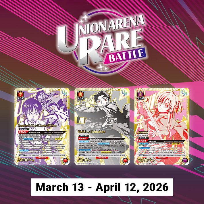 UNION ARENA RARE BATTLE 2026 March-April