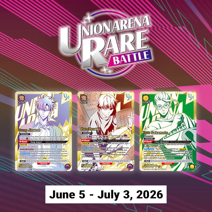 UNION ARENA RARE BATTLE 2026 June