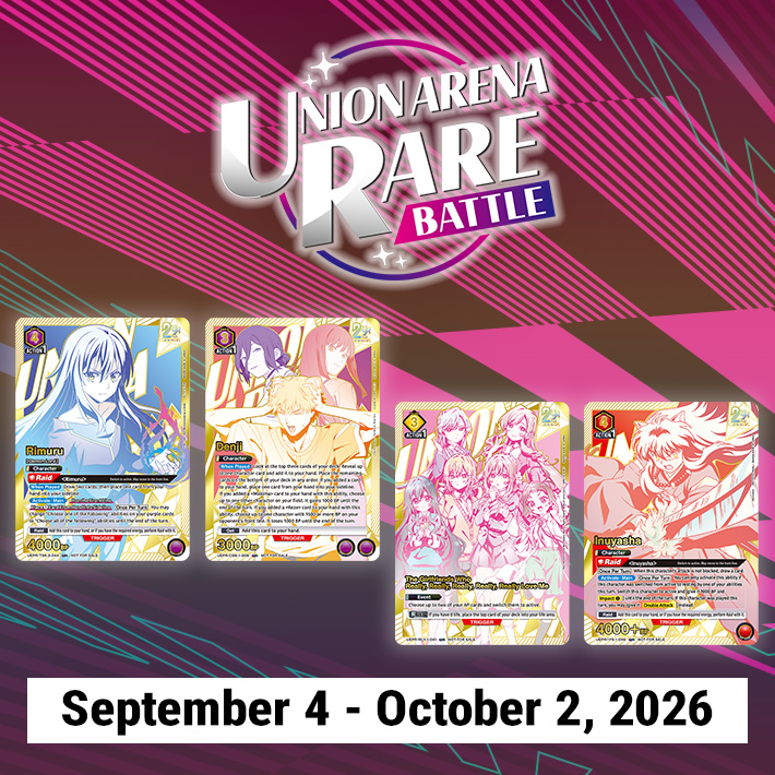 UNION ARENA RARE BATTLE 2026 September