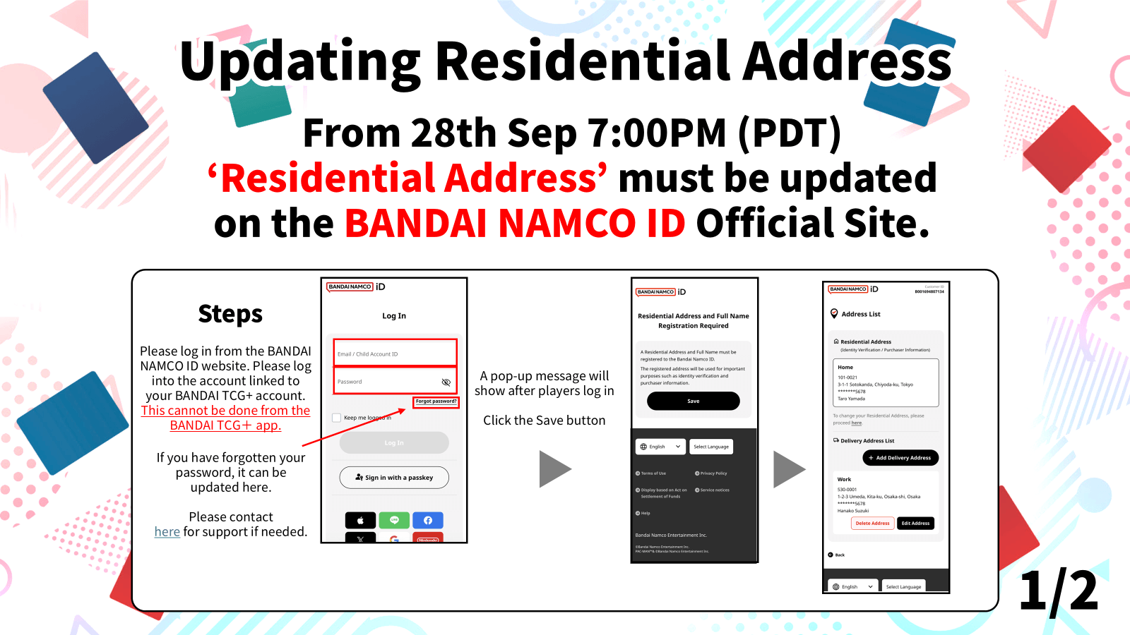 Updating Residential Address