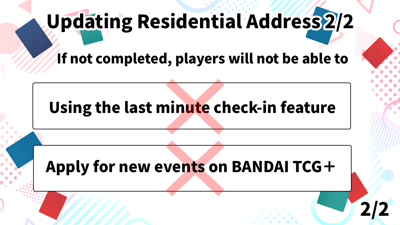 Updating Residential Address 2/2