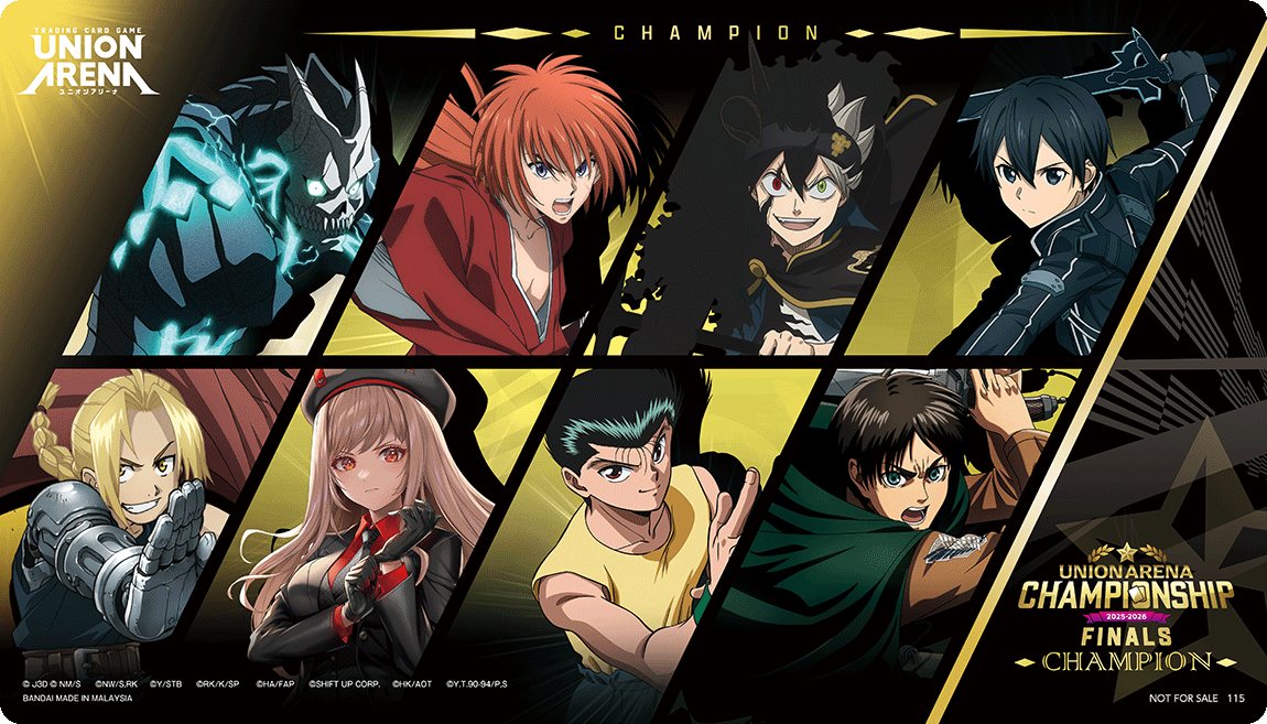 CHAMPIONSHIP 25-26 Finals CHAMPION Playmat