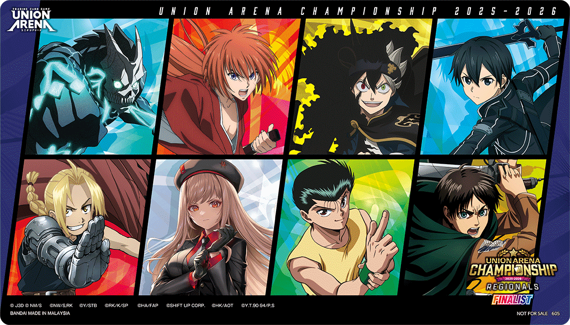 Regionals 25-26 Finalist Playmat