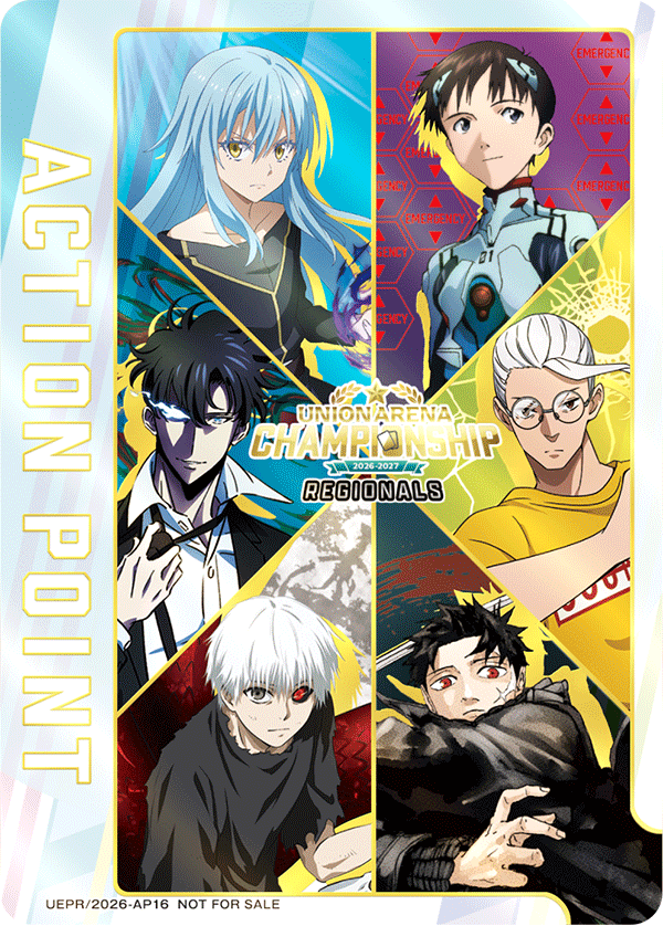 UNION ARENA CHAMPIONSHIP 26-27 Regional Wave 1 Action Point Card -Top 32 Ver.
