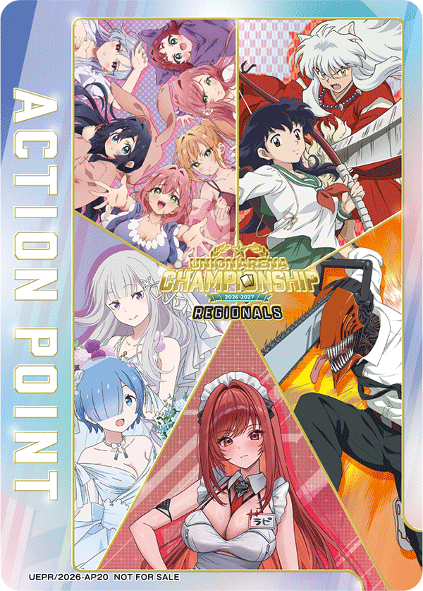 UNION ARENA CHAMPIONSHIP 26-27 Regional Wave 2 Action Point Card -Top 32 Ver.