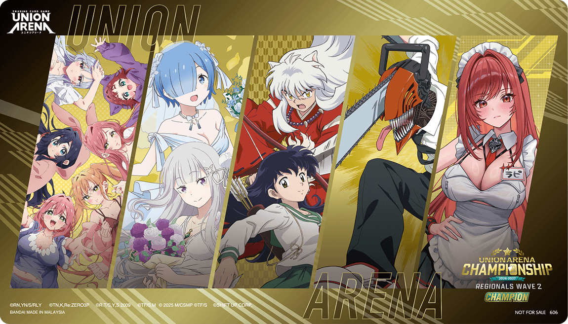 UNION ARENA CHAMPIONSHIP 26-27 Regional Wave 2 Champion Playmat