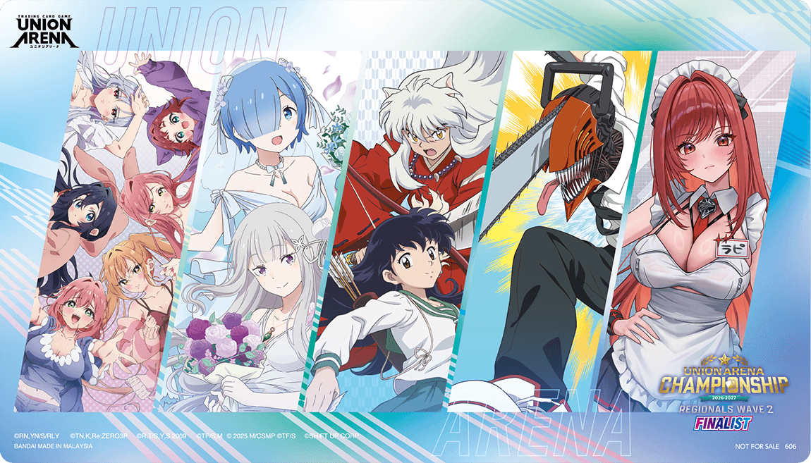 UNION ARENA CHAMPIONSHIP 26-27 Regional Wave 2 Finalist Playmat