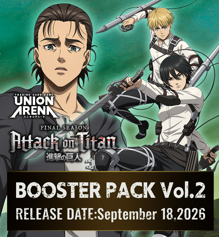 UNION ARENA BOOSTER PACK Attack on Titan Vol.2 [UEX07BT]