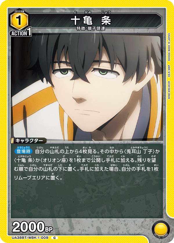 UA38BT/WBK-1-009 十龜條