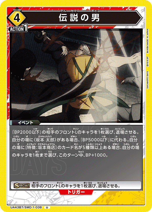 UA43BT/SMD-1-038 傳說中的男人