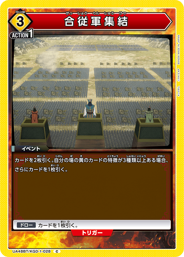 UA48BT/KGD-1-028 合縱軍集結